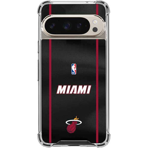 NBA Miami Heat Jersey Google Pixel 9/9 Pro Clear Case
